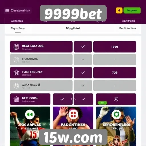 Características principais do site de jogos 9999bet